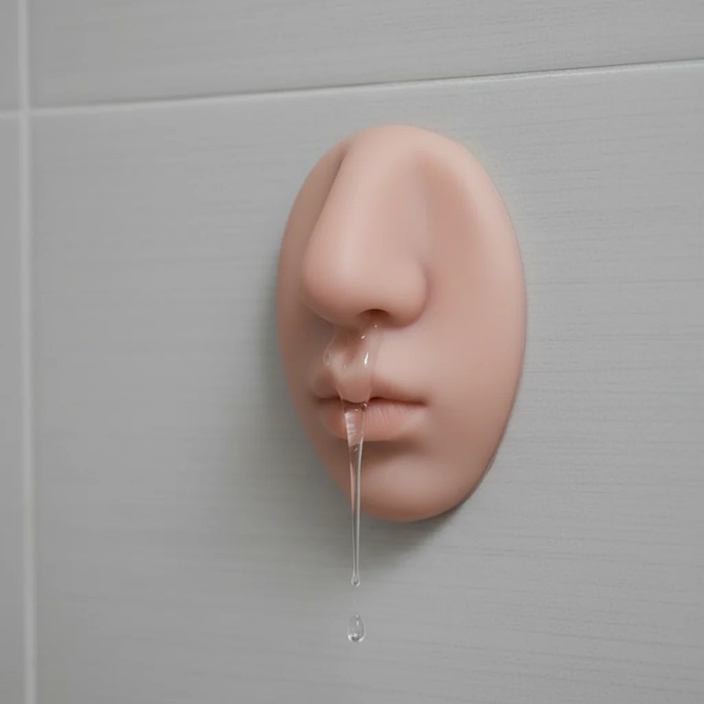 🔥 Realistic nose-shaped wall-mounted soap dispenser